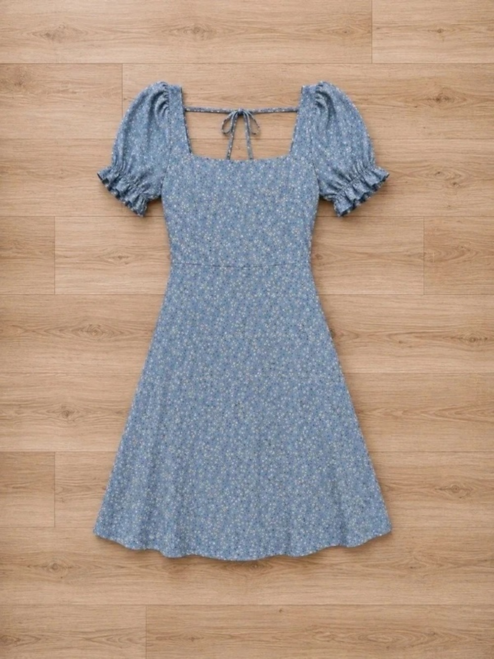 Rylee and Cru / Claudia Dress / Blue Floral / Size S Small